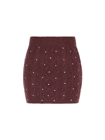 faina Women Skirt in burgundy