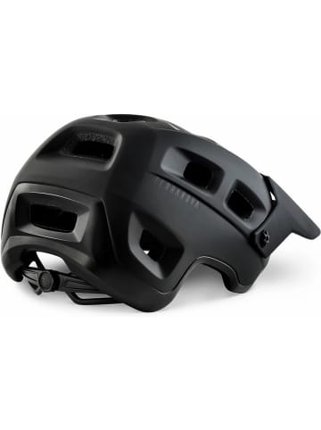 Met Fahrradhelm in Schwarz