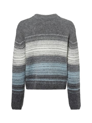 OPUS Strickpullover Pradeta in grau hellblau - 0001