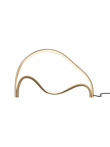 Licht-Erlebnisse Tischlampe EEK G (B)11 x (L)39 x (H)24.5 cm in Messing
