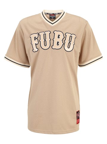 FUBU FUBU Mesh-T-Shirts in sand