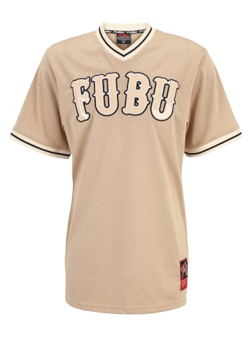 FUBU Mesh-T-Shirts in sand