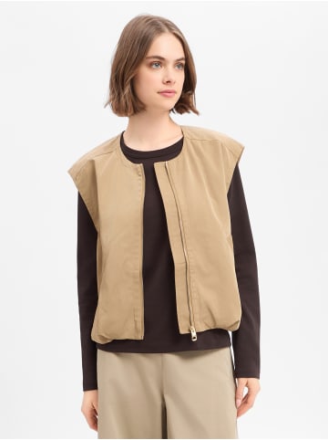 Marie Lund Weste in beige - 0001