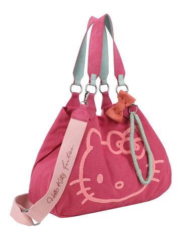 Fritzi aus Preußen Henkeltasche Izzy Medium Limited Head Flocked in Pink