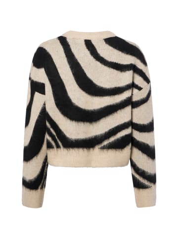 Noisy may Strickpullover NMSoff in beige schwarz - 0001