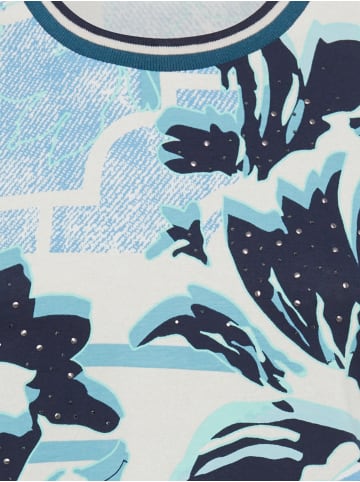 Olsen Shirt Edda in aqua ecru - 0001