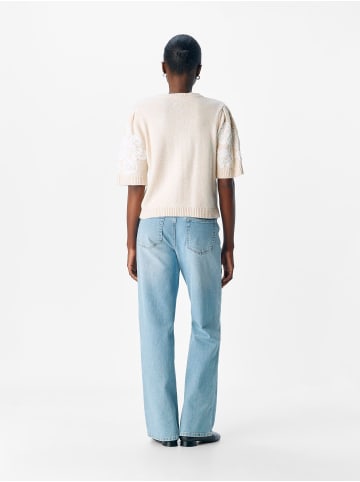 Object Strickjacke in White Sand