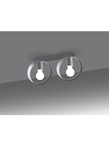 Nice Lamps Deckenleuchte LAMMI 2 weiß (L)40cm (B)5cm (H)20cm	