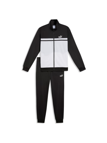 Puma Trainingsanzug in Schwarz/Weiß