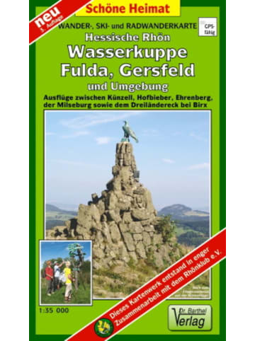 Barthel Landkarte/Globus - Doktor Barthel Karte Hessische Rhön - Wasserkuppe, Fuld