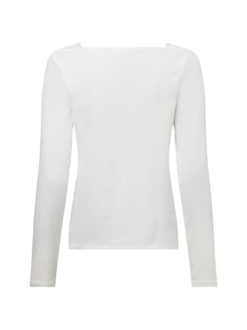 OPUS Langarmshirt Subda in ecru