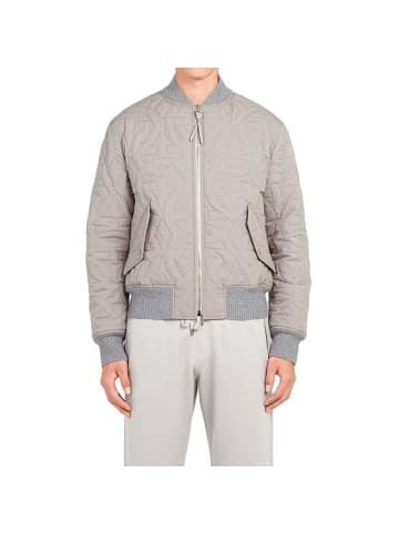 Salvatore Ferragamo Grau Polyester Bomberjacke