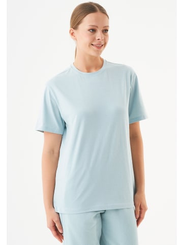 Organication T-Shirt "TILLO" in Mintblau