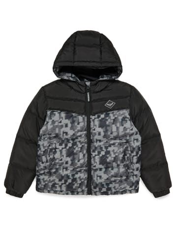 Threadboys Winterjacke THB Jacket Colour Block Twain in Schawarz