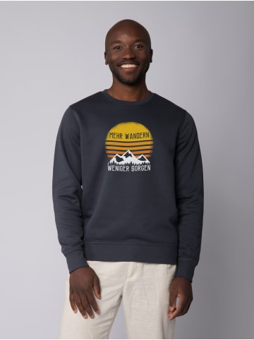 wat? Apparel Sweatshirt Mehr Wandern in India Ink Grey