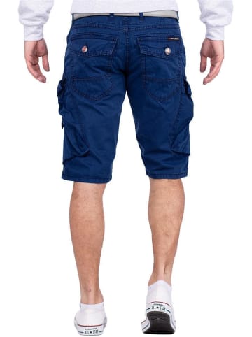 Cipo & Baxx Herren Regular Fit Shorts Mid Waist in Navy