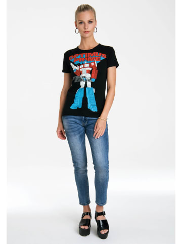 Logoshirt T-Shirt Optimus Prime - One Shall Stand in schwarz