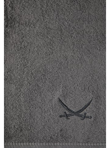 Sansibar 2er Handtuch-Set „Frottier-Kollektion Classic“, 50x100 cm in Anthrazit