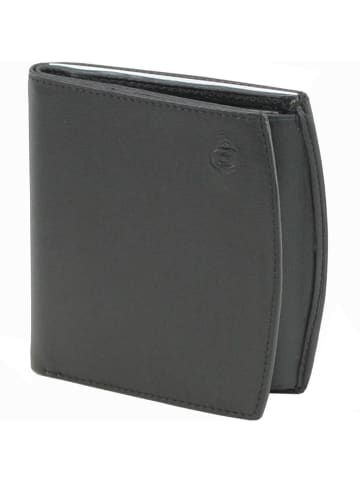 Esquire Logo Geldbörse Leder 9 cm in schwarz