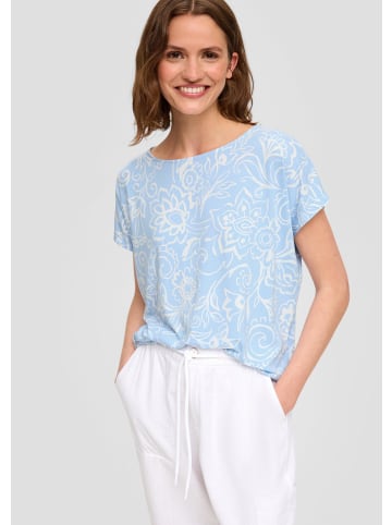 s.Oliver T-Shirt in 53A0_himmelblau