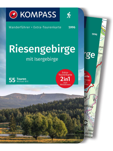 Kompass-Karten KOMPASS Wanderführer Riesengebirge mit Isergebirge, 55 Touren mit...