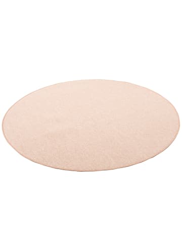 Snapstyle Velours-Teppich Strong Rund in sand