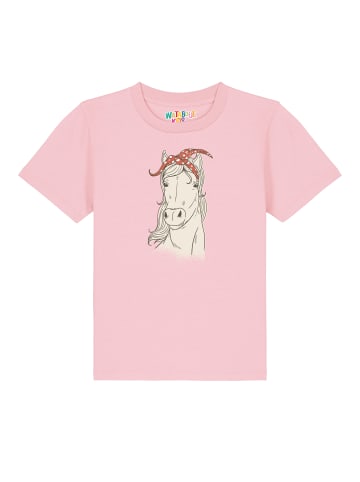 wat? Apparel T-Shirt Pferd in Rosa