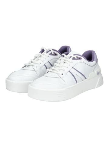 Lacoste Sneaker in Weiß/Lila