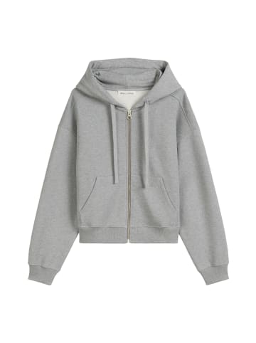 Marc O'Polo Sweatshirtjacke relaxed in Light Grey Melange