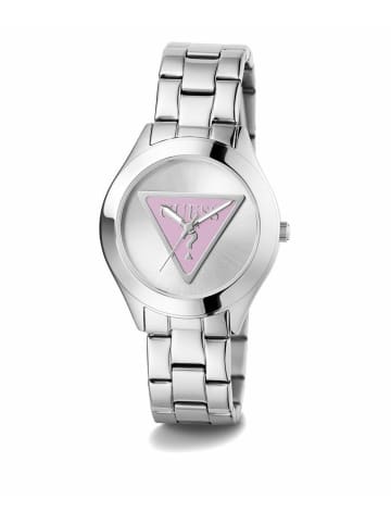 Guess Analoguhr für Damen in silber