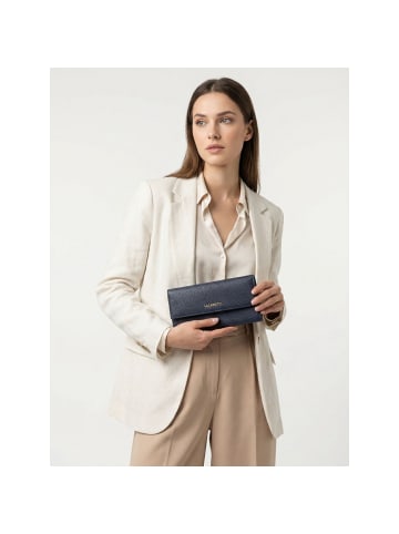 Lazarotti Bologna Leather Geldbörse Leder 19 cm in navy