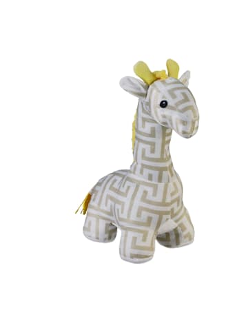 relaxdays Türstopper "Giraffe" in Weiß/ Beige