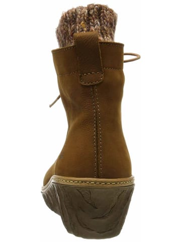 El Naturalista Schnür-Stiefeletten für Damen in mittel-braun