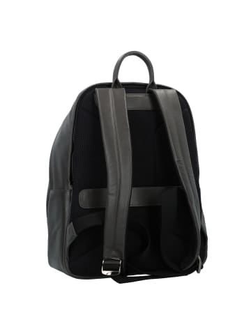 DuDu New York Daypack Leder 41 cm Laptopfach anthracite