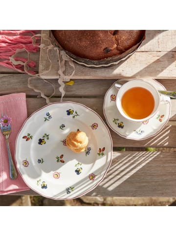 Villeroy & Boch Kaffeetasse mit Untertasse Petite Fleur in Bunt 120 ml