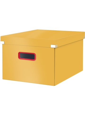 Leitz Aufbewahrungsbox Click & Store Cosy mittel Karton gelb