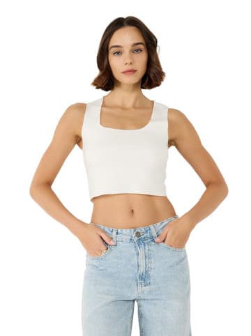 Alexa Dash Blouse in Ecru