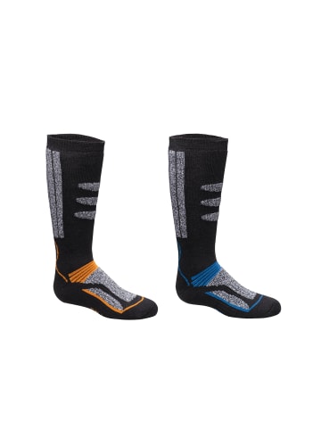 Yuhu Kinder Thermo Skisocken 2er Pack aus Baumwolle in Orange