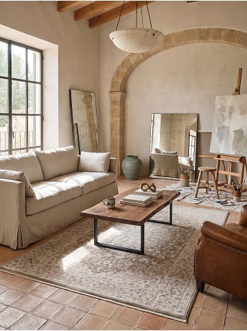 KADIMA DESIGN Teppich Kurzflor Abstrakt pflegeleicht Wohnzimmer Schlafzimmer Flur in Braun