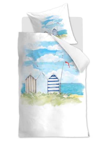 Beddinghouse Beddinghouse Bettwäsche Renforcé - Beachhouse Aquarell in weiß