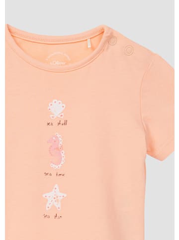 s.Oliver T-Shirt kurzarm in Orange