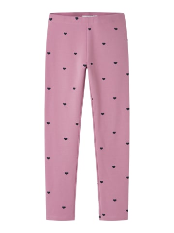name it Sweateggings NKFDAVINA AOP SWE LEGGING BRU in mauve orchid