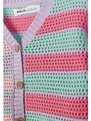 Minoti Cardigan 30KNIT107 in flieder