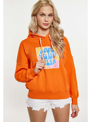 IZIA Damen Hoodie in Orange