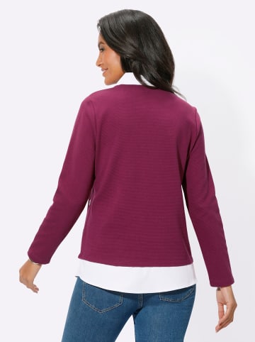 WITT WEIDEN Shirt in malve-weiß