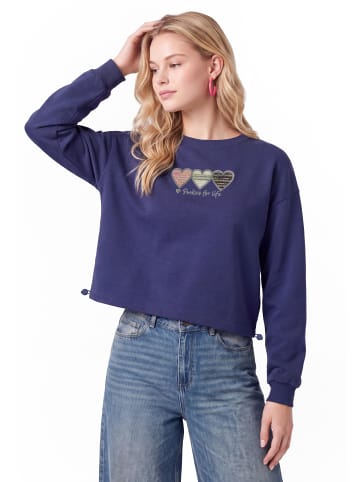 myMo Women Sweatshirt in Navy