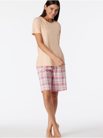 Schiesser Pyjama Comfort Essentials in peach whip