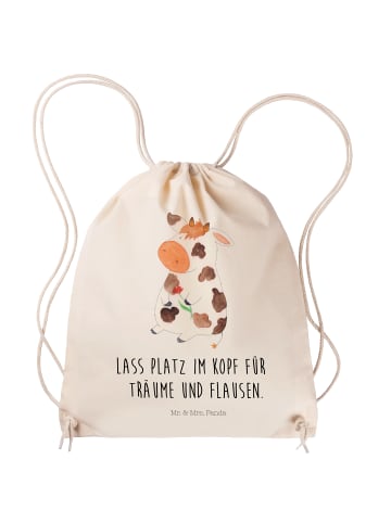 Mr. & Mrs. Panda Gymbag Kuh mit Spruch in Creme