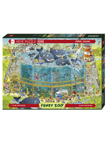 HEYE Ocean Habitat | Anzahl Teile: 1000, Maße (B/H): 70 x 50 cm, Puzzle, Funky Zoo