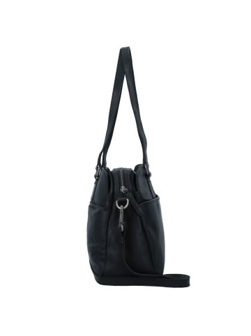 The Chesterfield Brand Wax Pull Up Schultertasche Leder 34 cm in schwarz